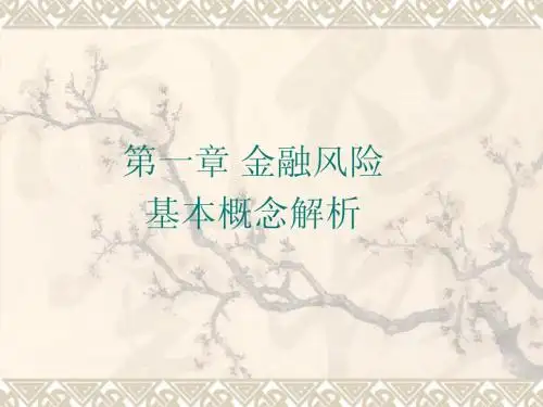 金融风险管理(第一章课件)