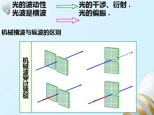 物理PPT课件10.5光的偏振马吕斯定律