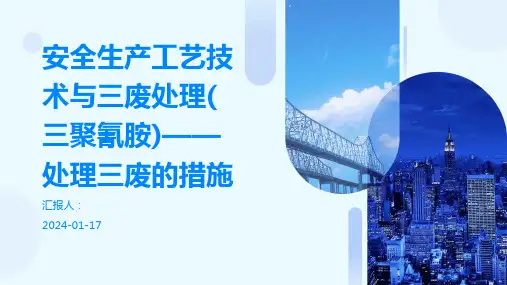 安全生产工艺技术与三废处理(三聚氰胺)——处理三废的措施