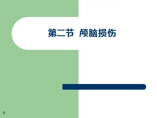脑外伤ppt课件