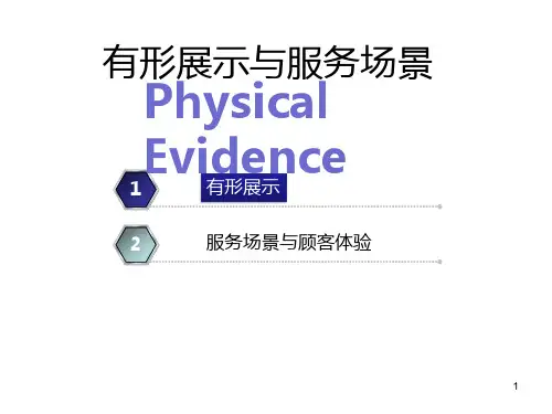 服务营销——有形展示与服务场景PPT课件