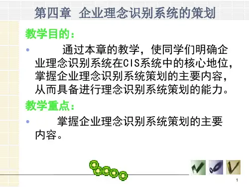第四章企业理念识别系统的策划
