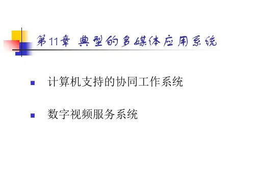 典型的多媒体应用系统介绍(ppt 48页)