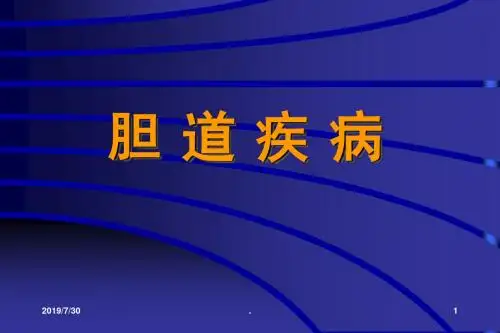胆道系统的解剖PPT课件