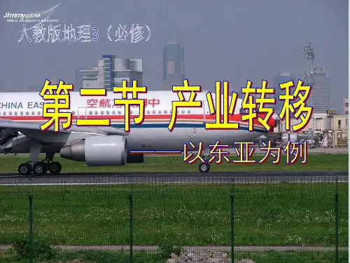 人教版高中地理必修三第二节《产业转移──以东亚为例》精品ppt课件5