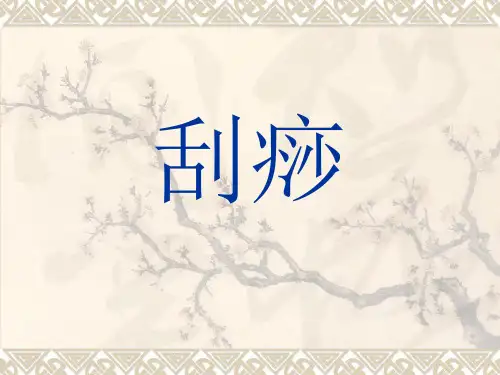刮痧PPT课件
