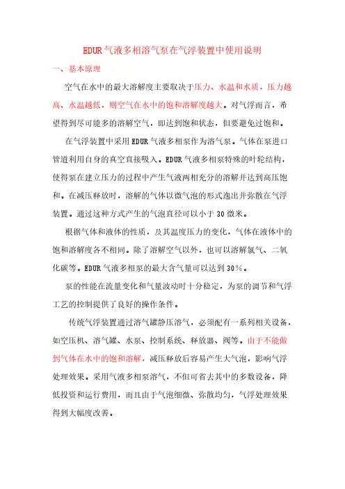 【免费下载】溶气泵介绍