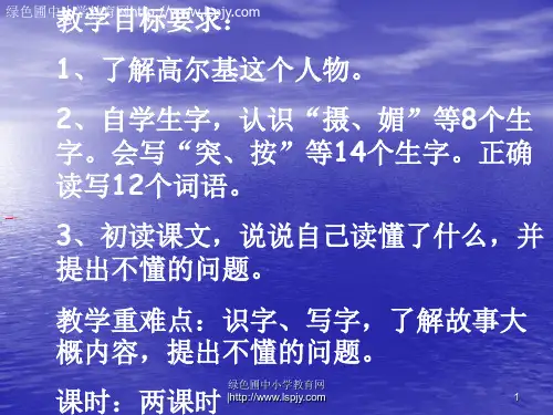 语文三年级上人教新课标6《小摄影师》课件(21张)