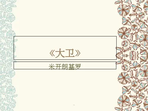 《大卫》米开朗基罗课件