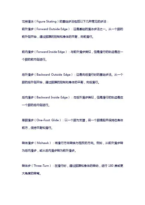 花滑基础步法