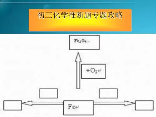 人教版初中化学复习课：推断题专题讲解 课件最新课件