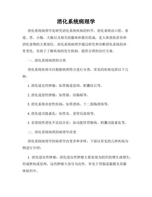 消化系统病理学