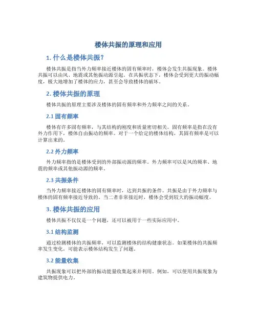楼体共振的原理和应用