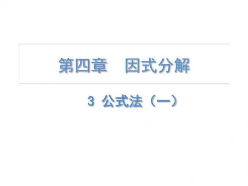 新华东师大版八年级数学上册《12章 整式的乘除  12.5  用平方差公式进行因式分解》优质课课件_5