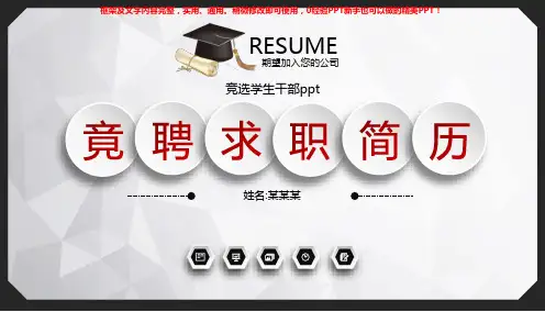 完美版-竞选学生干部ppt