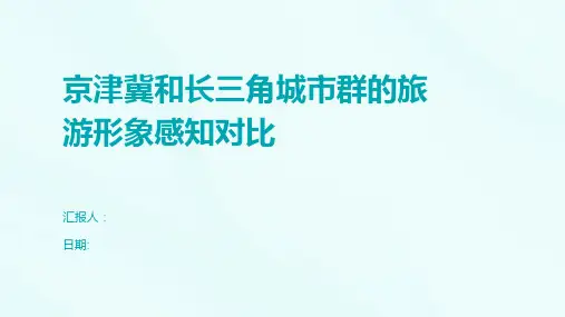 京津冀和长三角城市群的旅游形象感知对比