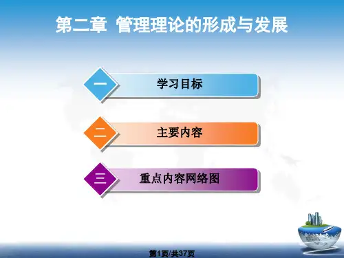 管理理论的形成和发展PPT课件