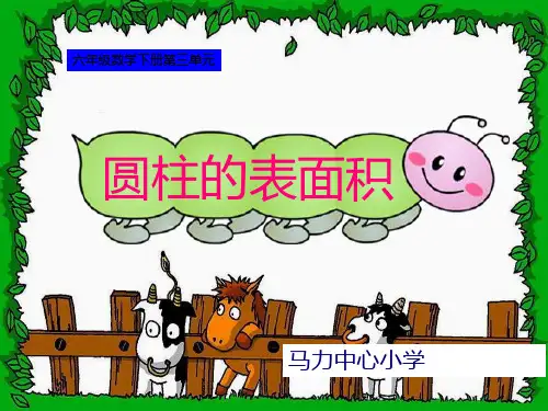 人教版《圆柱的表面积》公开课课件5(共14张PPT)