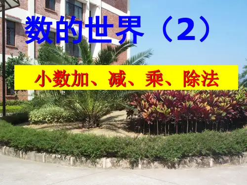 3.复习：小数乘除法(2) 苏教版五年级数学 教学课件
