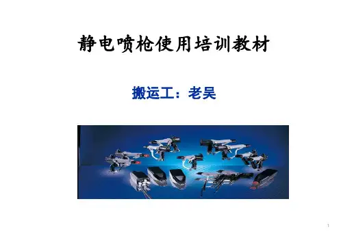 2018年手动静电喷枪使用指导书