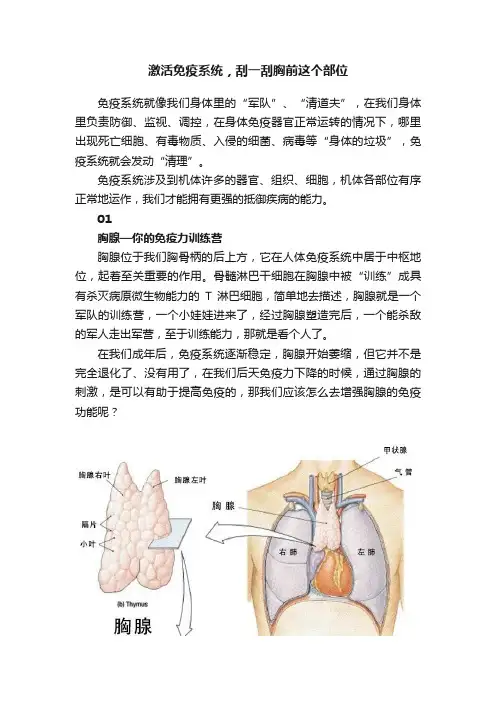 激活免疫系统，刮一刮胸前这个部位
