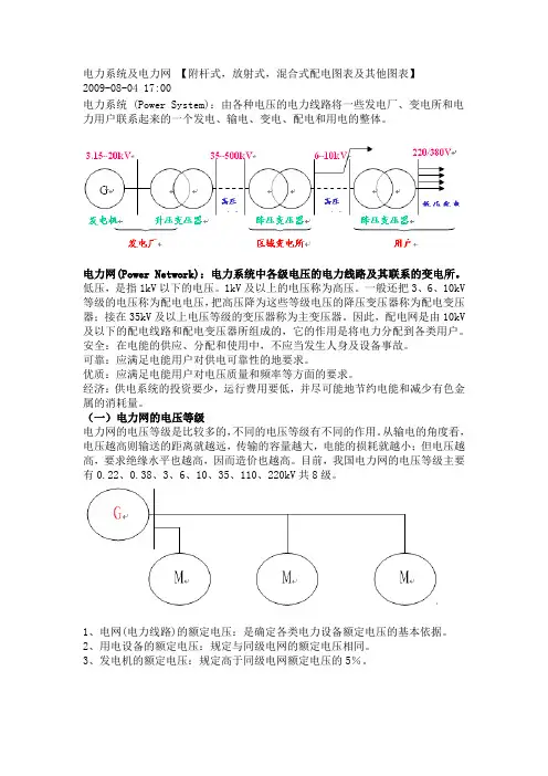 电力系统图解及说明