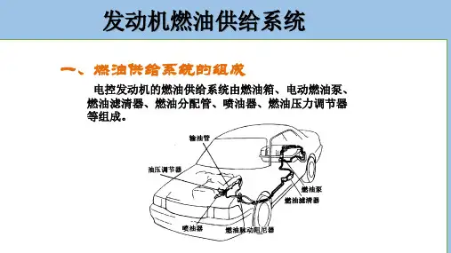 发动机燃油供给系统