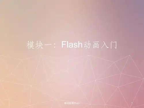 Flash动画入门ppt课件