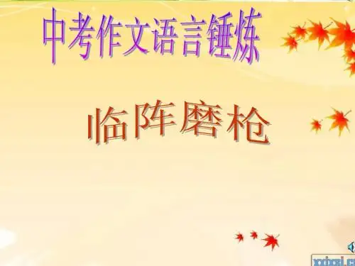 作文语言的修饰