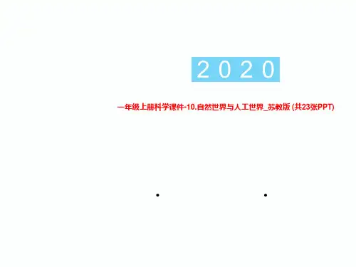 一年级上册科学课件-10.自然世界与人工世界_苏教版 (共23张PPT)