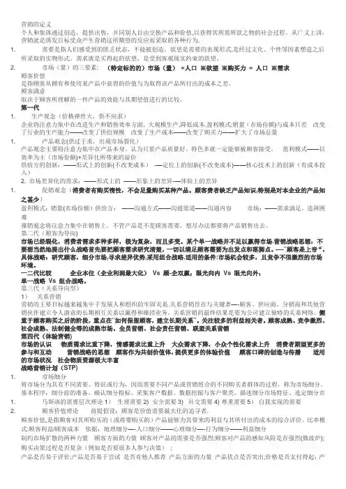 营销的定义