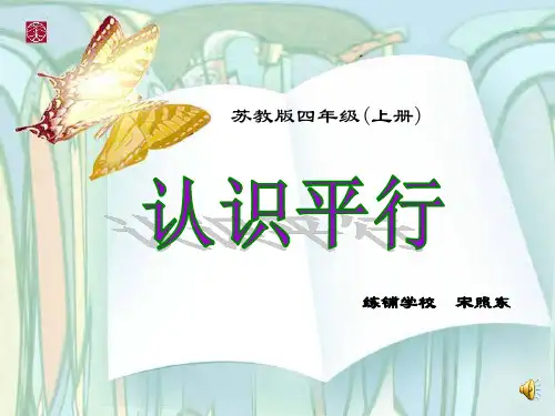《认识平行》PPT课件