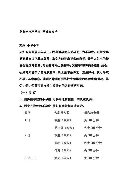 马氏温灸