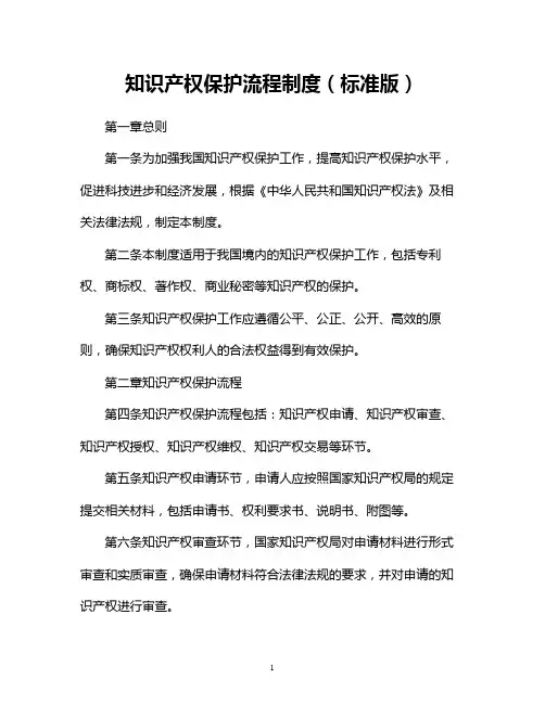 知识产权保护流程制度(标准版)