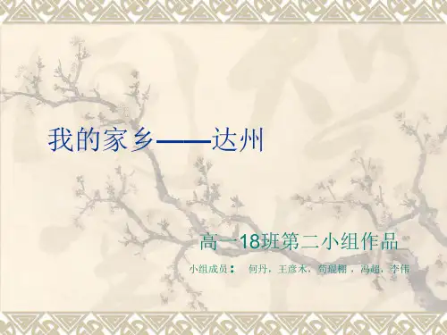 我的家乡——达州