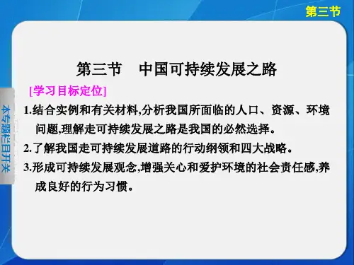 中国可持续发展之路(PPT39页).pptx