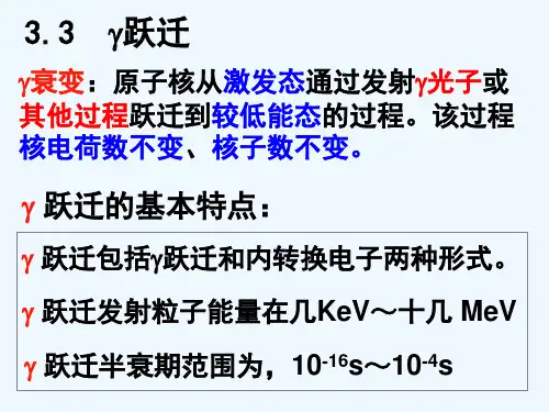 第三章--跃迁