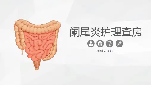阑尾炎的护理查房PPT课件
