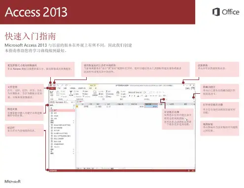 Access 2013 官方教程