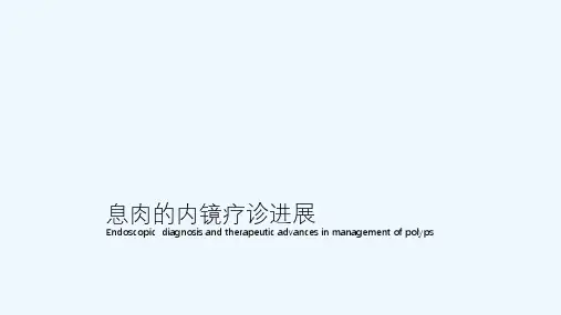 肠息肉诊治进展课件