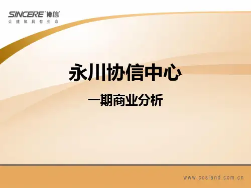 永川协信中心一期商业分析