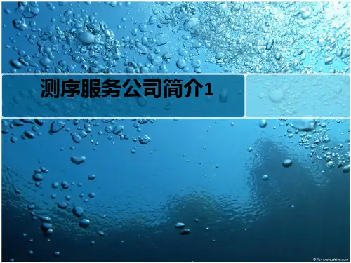 测序服务公司简介1ppt课件