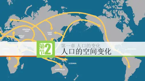人教版高一地理必修2《1.2人口的空间变化》(共42张ppt)