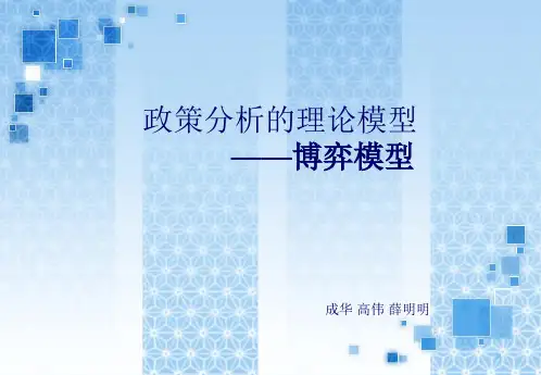 政策分析的理论模型