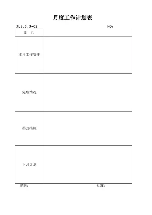 销售部表格