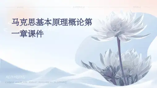 马克思基本原理概论第-章课件