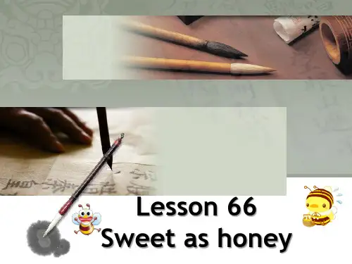 新概念英语2 教案lesson 66