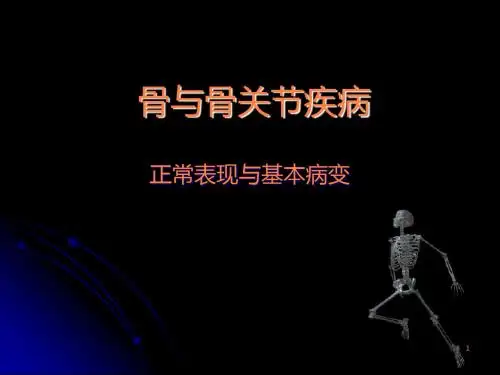 骨与骨关节疾病 正常表现与基本病变ppt课件