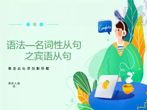 宾语从句全面讲解