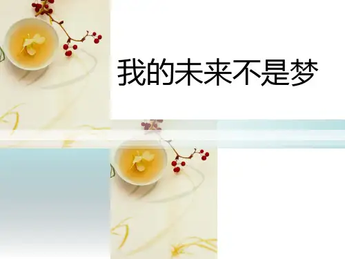我的未来不是梦心理健康课ppt课件